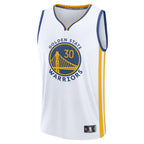 Stephen Curry Golden State Warriors  Fast Break Replica Jersey - Association Edition - White