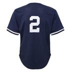 Derek Jeter New York Yankees Preschool Cooperstown Collection Mesh Batting Practice Jersey - Navy