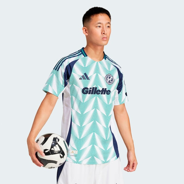 New England Revolution adidas 2025 Eastern White Pine x Flag of New England Authentic Jersey - White