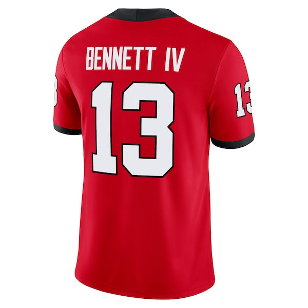 Stetson Bennett Georgia Bulldogs Nike Player Game Jersey - Red