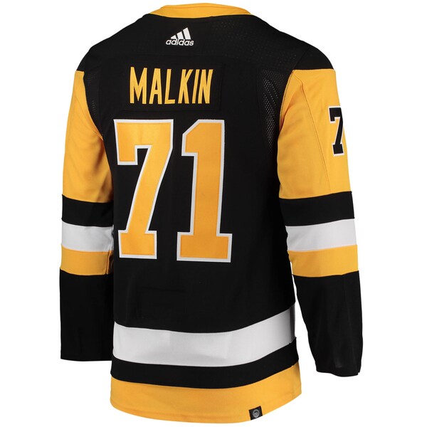 Evgeni Malkin Pittsburgh Penguins adidas Home Primegreen Authentic Player Jersey - Black