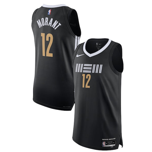 Nike Ja Morant Memphis Grizzlies  Authentic Jersey - City Edition - Black