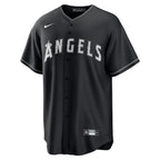Los Angeles Angels Nike Official Replica Jersey - Black/White