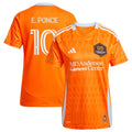 Ezequiel Ponce Houston Dynamo FC adidas Women's 2025 Season 20 Replica Player Jersey - Orange