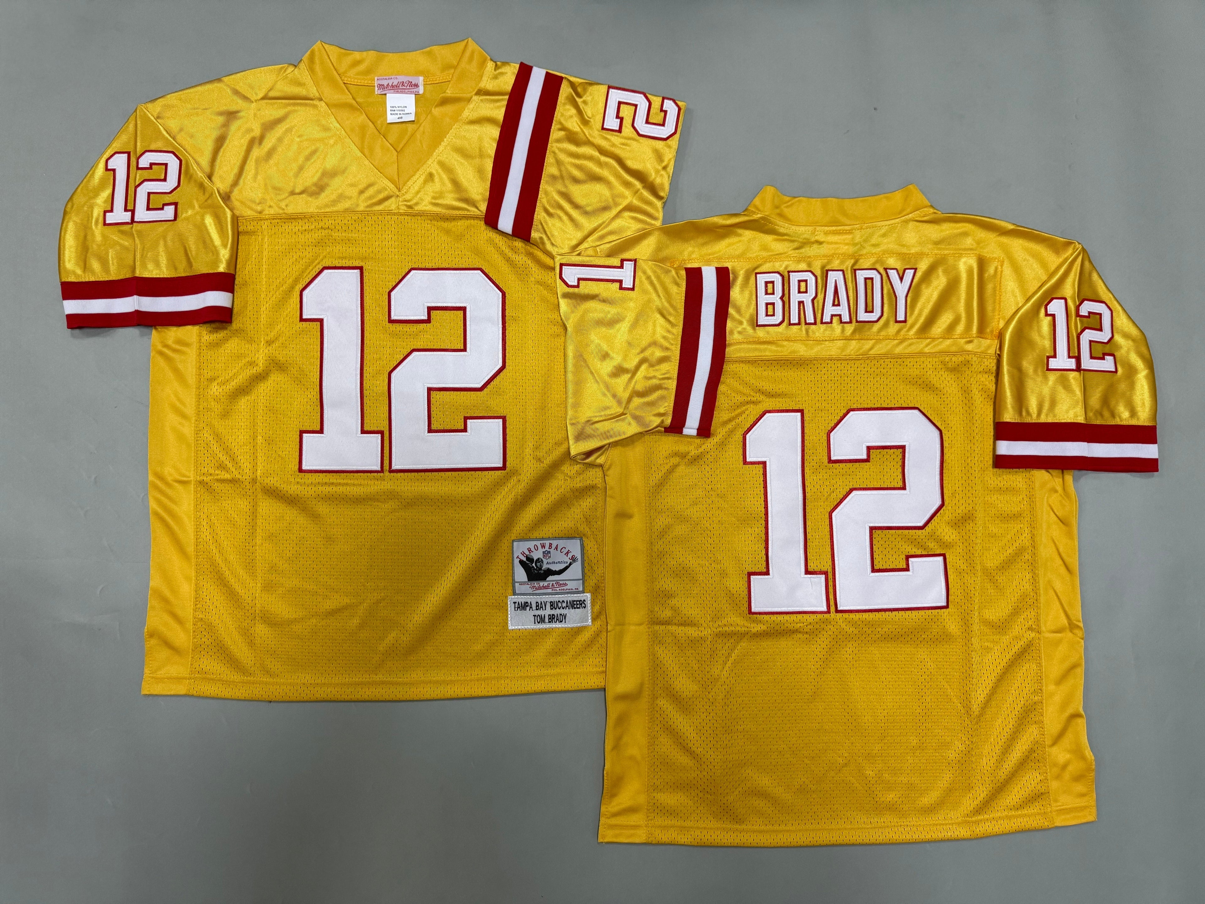 Tom Brady Tampa Bay Buccaneers Authentic Throwback Retired Player Jersey
