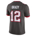 Tom Brady Tampa Bay Buccaneers Nike Alternate Vapor Untouchable Limited Jersey - Pewter/Red