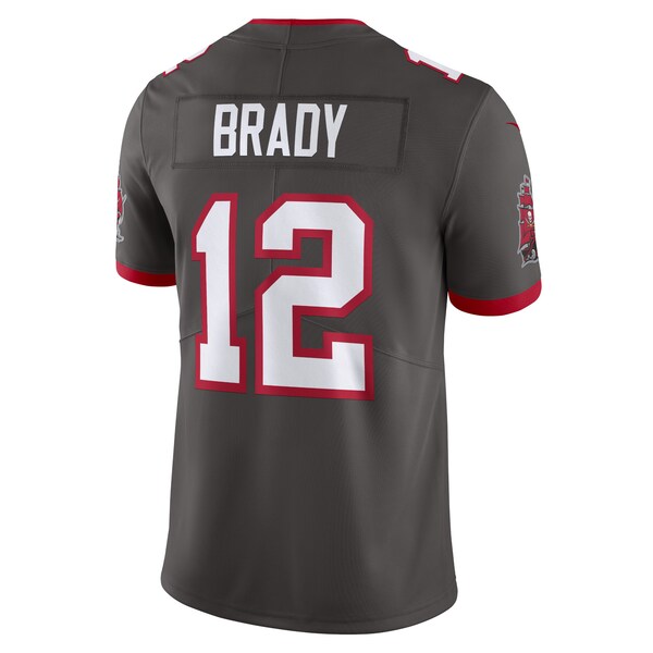 Tom Brady Tampa Bay Buccaneers Nike Alternate Vapor Untouchable Limited Jersey - Pewter/Red