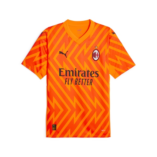 AC Milan Puma 2023/24 Replica Short Sleeve Goalkeeper Jersey - Orange