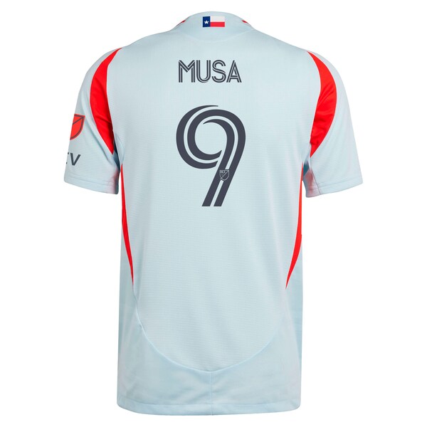 Petar Musa FC Dallas adidas 2025 The Inferno Kit Authentic Player Jersey - Light Blue