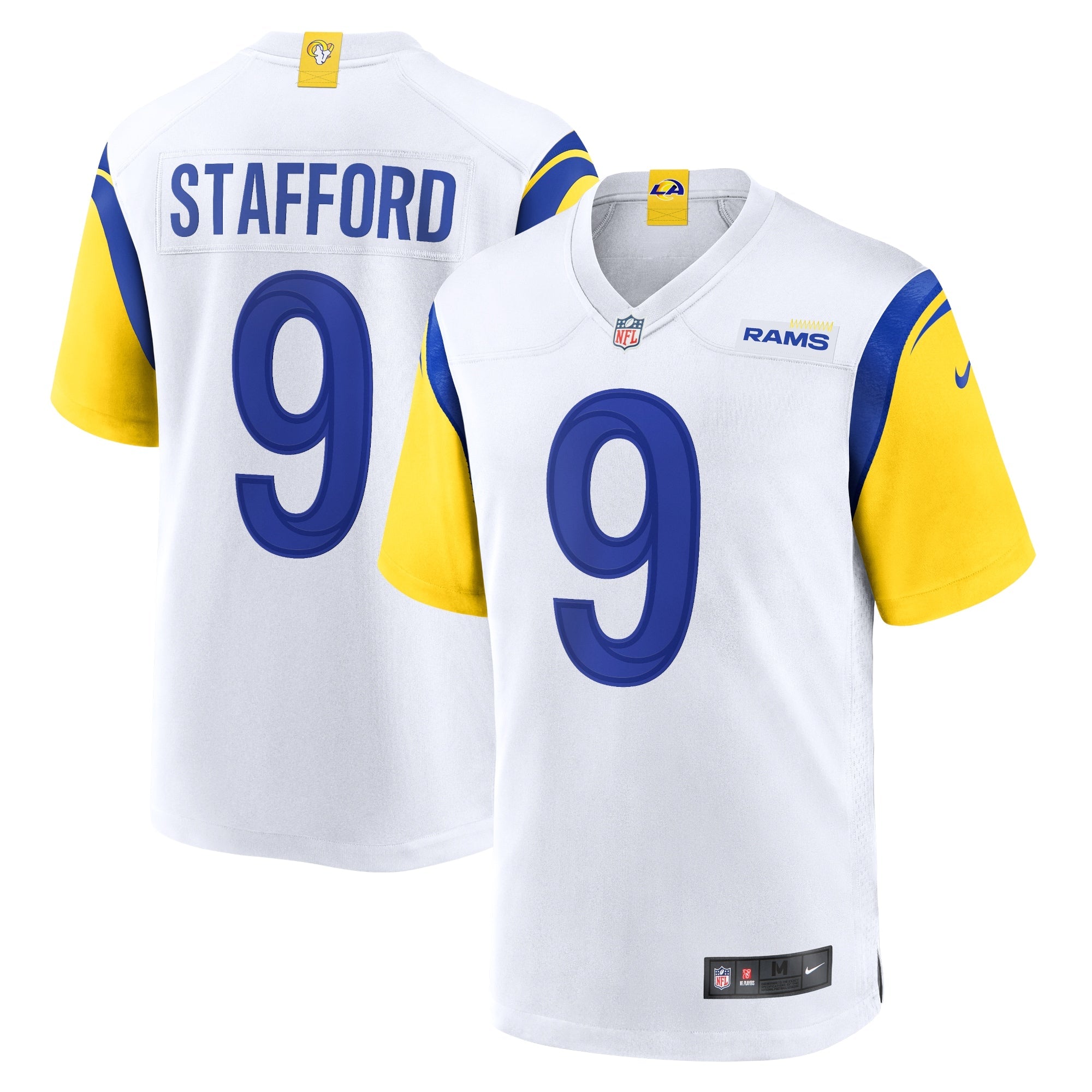 Matthew Stafford Los Angeles Rams Nike Game Jersey - Bone/White