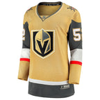 Dylan Coghlan Vegas Golden Knights  Women's Home Breakaway Jersey - Gold