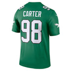 Jalen Carter Philadelphia Eagles Nike Alternate Legend Jersey - Kelly Green