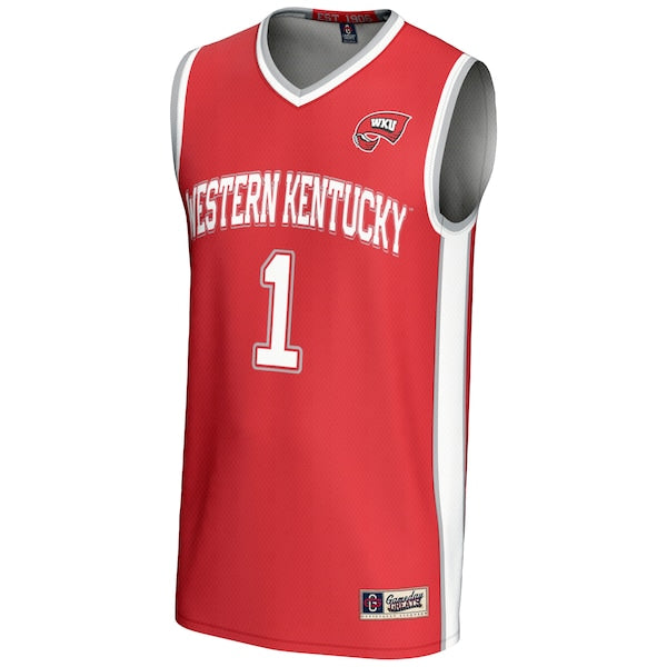 #1  Western Kentucky Hilltoppers GameDay Greats  Lightweight Basketball Jersey - Red/White/Black