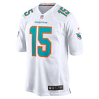 Jaelan Phillips Miami Dolphins Nike  Game Jersey -  White/Aqua