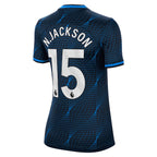 Nicolas Jackson Chelsea Nike Women's 2023/24 Away Stadium Replica Player Jersey - Navy/Blue