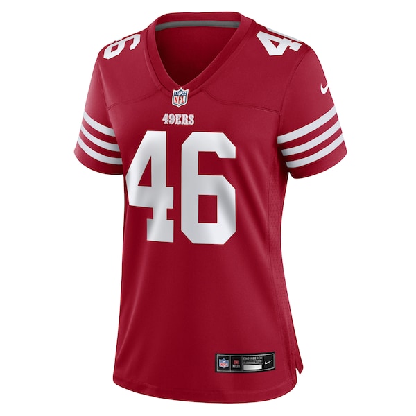 Jon Weeks San Francisco 49ers Nike Women's Team Game Jersey -  Scarlet