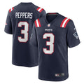 Jabrill Peppers New England Patriots Nike Game Jersey - Navy
