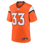 Javonte Williams Denver Broncos Nike Game Jersey - Orange