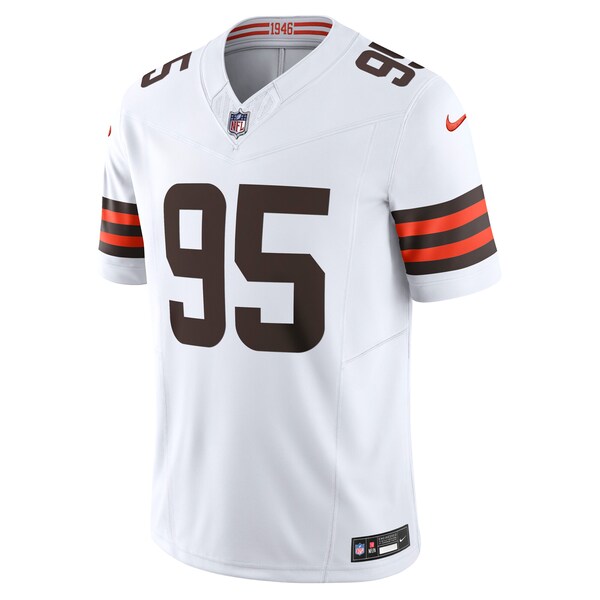 Myles Garrett Cleveland Browns Nike Vapor F.U.S.E. Limited Jersey - White/Brown