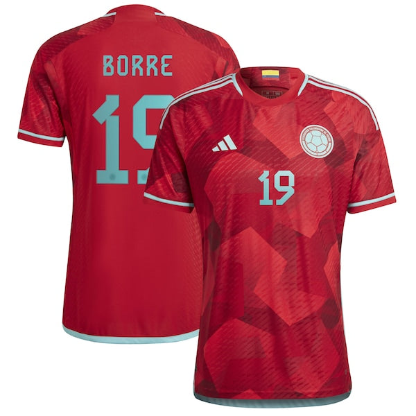 Rafael Borré Colombia National Team adidas 2022/23 Away Authentic Player Jersey - Red