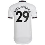Aaron Wan-Bissaka Manchester United adidas 2022/23 Away Authentic Player Jersey - White