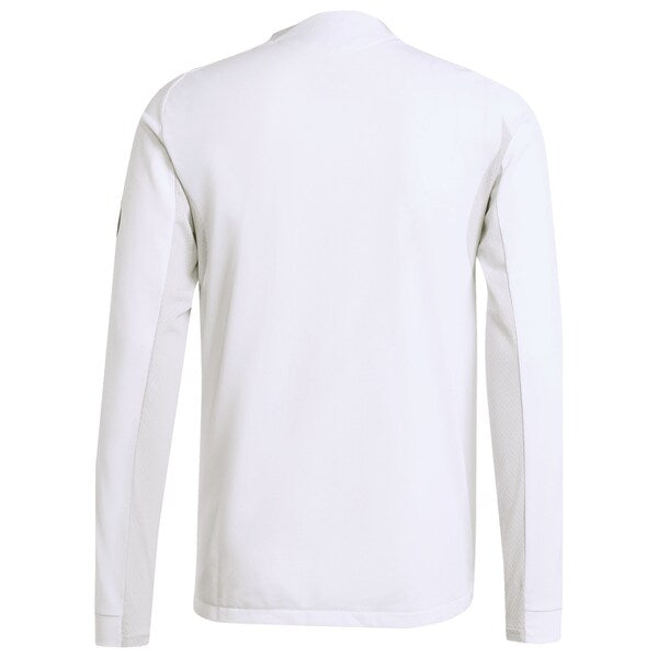 Los Merengues adidas 2025/26 Home Authentic Long Sleeve Jersey - White/Blue