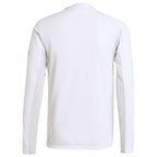 Los Merengues adidas 2025/26 Home Authentic Long Sleeve Jersey - White/Blue