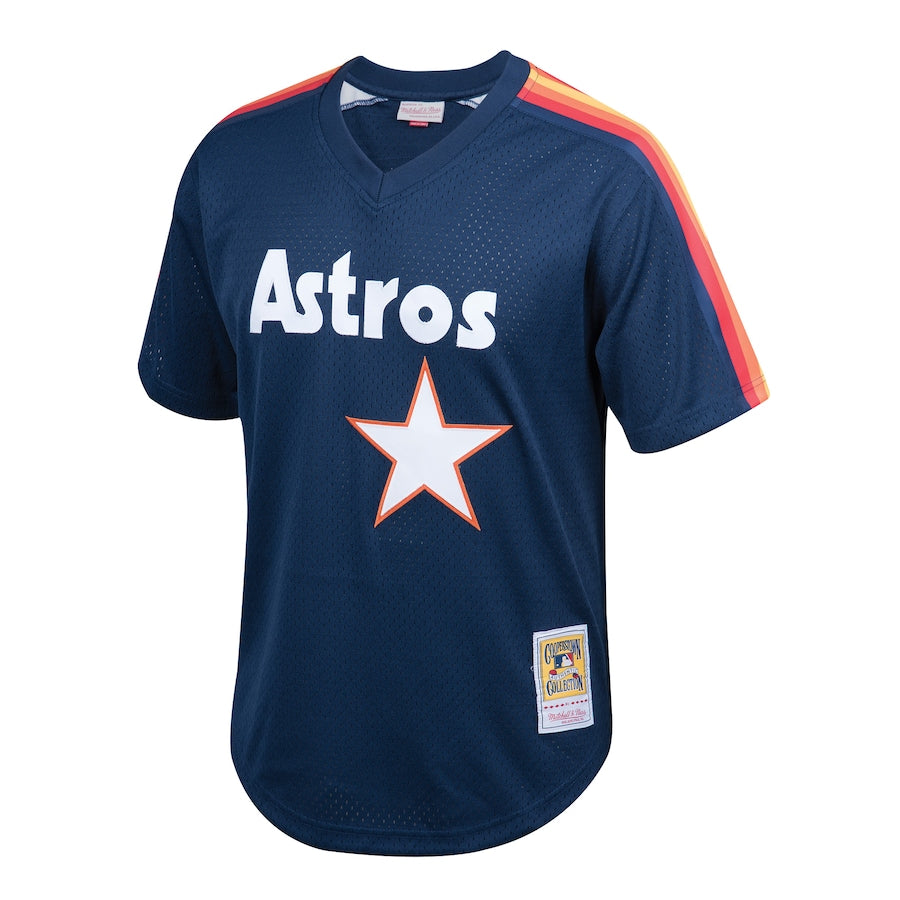 Nolan Ryan Houston Astros Youth Cooperstown Collection Mesh Batting Practice Jersey - Navy