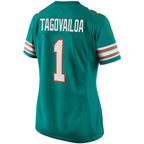 Tua Tagovailoa Miami Dolphins Nike Women's Alternate Game Jersey - Aqua/White