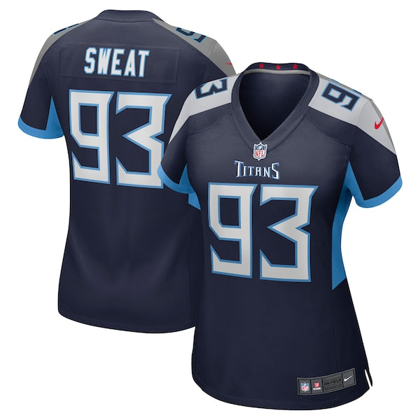 T'Vondre Sweat Tennessee Titans Nike Women's Team Game Jersey -  Navy