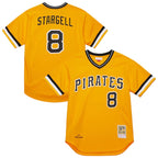 Willie Stargell Pittsburgh Pirates  1979 Throwback Authentic Jersey - Gold/White