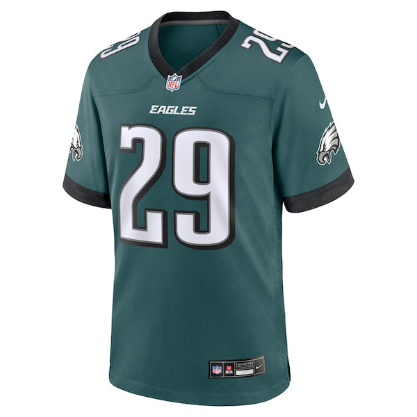 Avonte Maddox Philadelphia Eagles Nike Team Game Jersey - Midnight Green