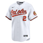 Gunnar Henderson Baltimore Orioles Nike Home Limited Player Jersey - White