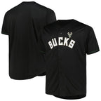 Milwaukee Bucks Profile Big & Tall Pop Jersey - Black