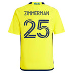 Walker Zimmerman Nashville SC adidas Youth 2024 The 615 Kit Replica Player Jersey - Yellow