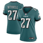 Quinyon Mitchell Philadelphia Eagles Nike Women's Team Game Jersey - Midnight Green