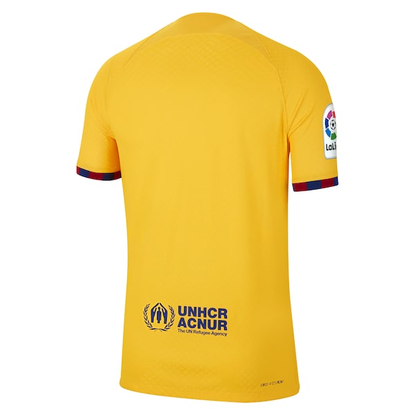 Barcelona Nike 2022/23 Fourth Vapor Match Authentic Jersey - Yellow