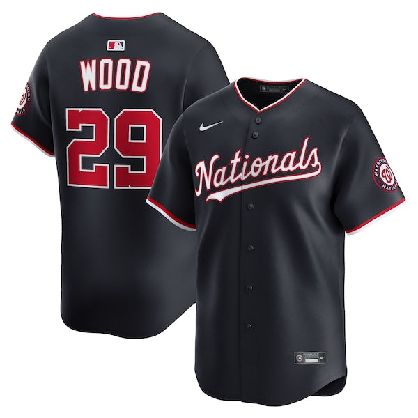 James Wood Washington Nationals Nike Alternate Limited Player Jersey - Navy