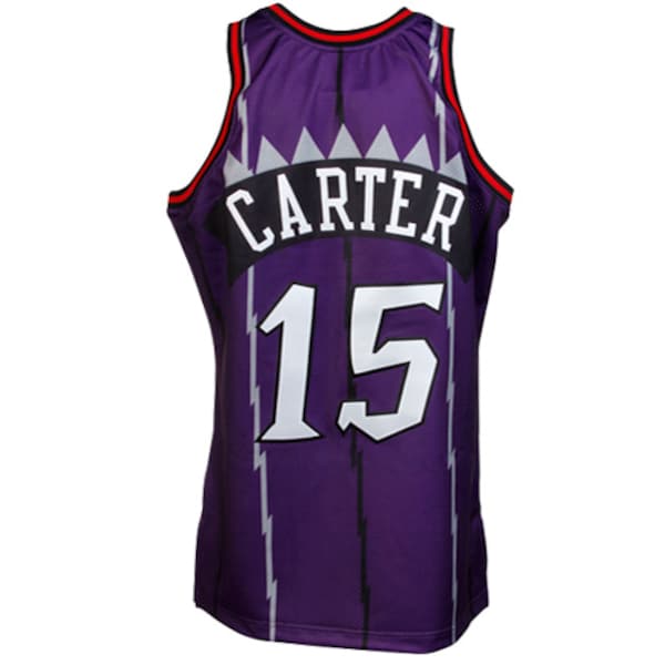 Vince Carter Toronto Raptors 1998/99 Throwback Authentic Jersey - Purple