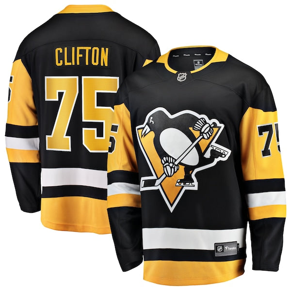 Connor Clifton Pittsburgh Penguins  Home Breakaway Jersey - Black