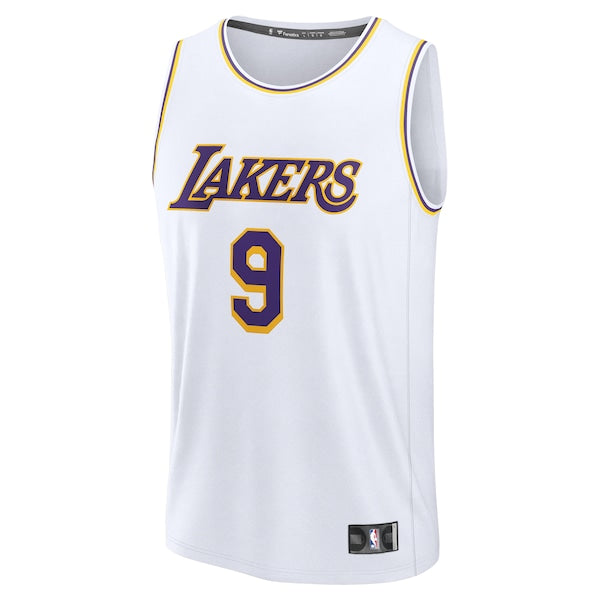 Bronny James Los Angeles Lakers  Youth Fast Break Replica Player Jersey - Association Edition - White