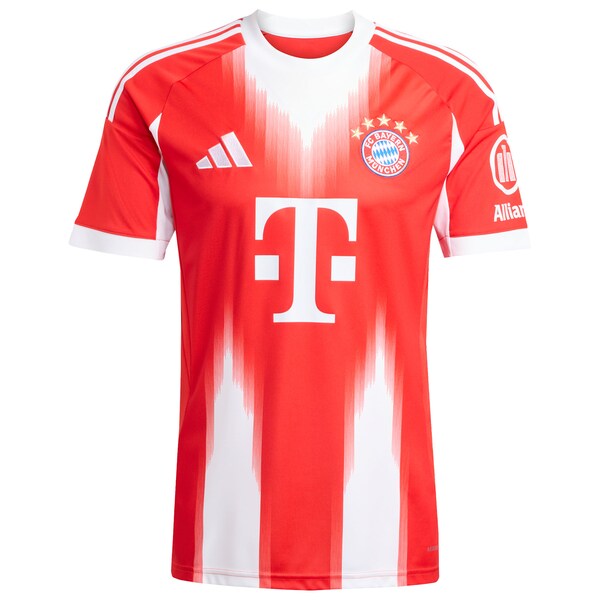 Bayern Munich adidas 2025/26 Home Replica Jersey - Red/White