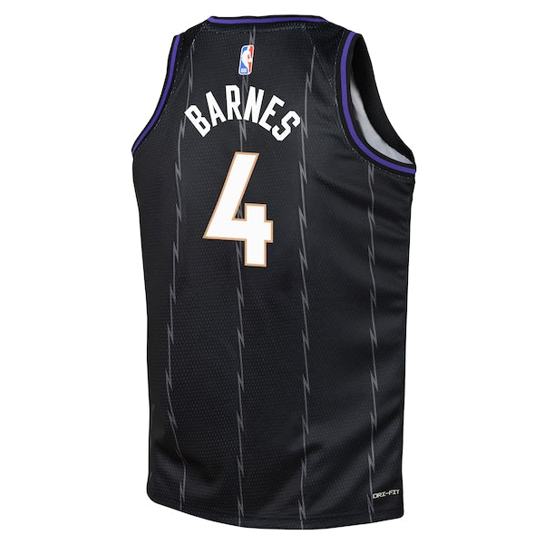 Scottie Barnes Toronto Raptors Nike Youth 2024/25 Swingman Player Jersey - City Edition - Black