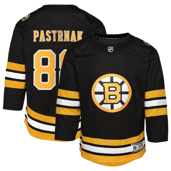 David Pastrnak Boston Bruins Preschool Home Replica Player Jersey - Black