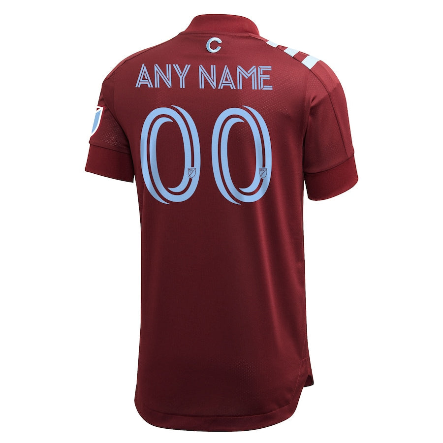 Colorado Rapids adidas 2020 Nine Six Custom Authentic Jersey - Burgundy