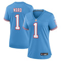 Cam Ward Tennessee Titans Nike Women's 2025 NFL Draft 2nd Alternate Game Jersey - Light Blue