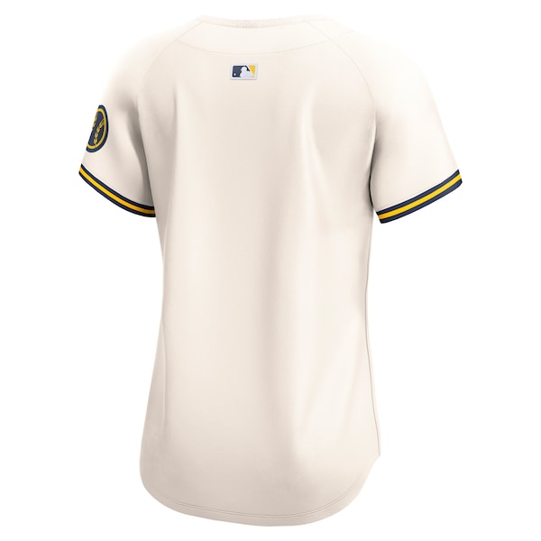 Milwaukee Brewers Nike Women's Home Limited Jersey - Cream