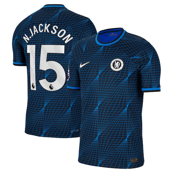 Nicolas Jackson Chelsea Nike 2023/24 Away Match Authentic Player Jersey - Navy
