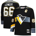 Mario Lemieux Pittsburgh Penguins  1996/97 Blue Line 2.0 Jersey - Black