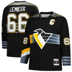 Mario Lemieux Pittsburgh Penguins  1996/97 Blue Line 2.0 Jersey - Black